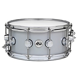 DW Thin Aluminum Snare Drum 14 x 5.5 in. Chrome Hardware DW Thin Aluminum Snare Drum 14 x 6.5 in. Chrome Hardware