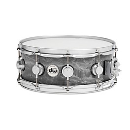 DW Concrete Snare Drum 13 x 7 in. DW Concrete Snare Drum 14 x 5.5 in. Satin Chrome Hardware