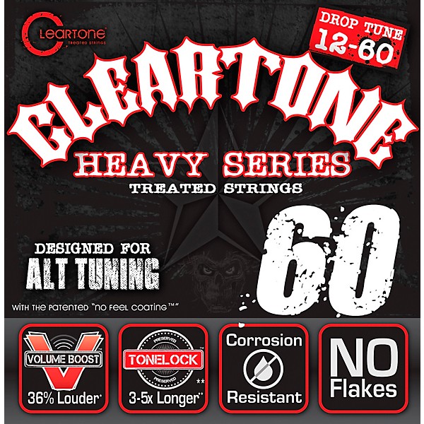 Cleartone Monster Heavy Series Cleartone Drop C# Nickel-Plated Strings (2-Pack)