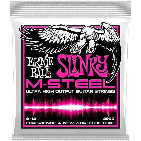 Ernie Ball 2923 M-Steel Super Slinky Electric Guitar Strings