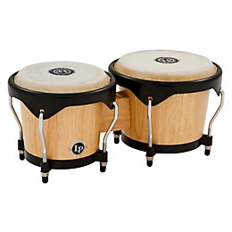 LP City Bongos Natural Wood