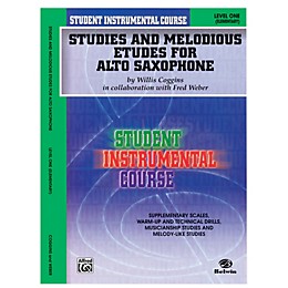 Alfred Student Instrumental Course Studies and Melodious Etudes for Alto Saxophone Level I Book