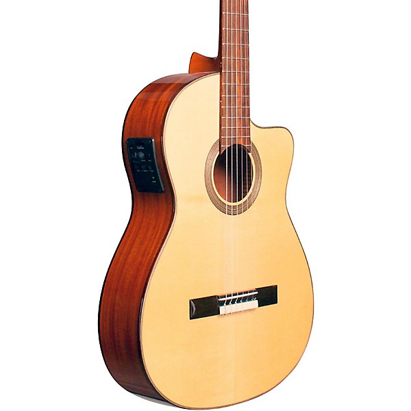 Open Box Cordoba Fusion 12 Natural Spruce Classical Electric Guitar Level 2 Natural, Spruce Top 190839082824