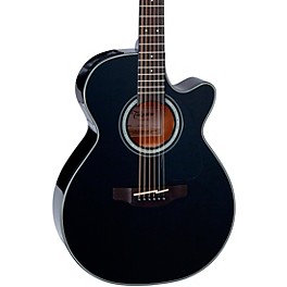 Takamine G Series GF30CE Cutaway Acoustic Guitar Gloss Black Takamine G Series GF30CE Cutaway Acoustic Guitar Gloss Black