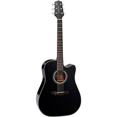 Takamine G Series Gd30ce Dreadnought Cutaway Acoustic-Electric Guitar Gloss Black for sale