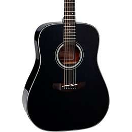 Takamine G Series Dreadnought Solid Top Acoustic Guitar Gloss Black