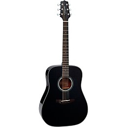Open Box Takamine G Series Dreadnought Solid Top Acoustic Guitar Level 2 Gloss Black 888366005002