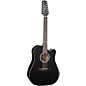 Open Box Takamine G Series GD30CE-12 Dreadnought 12-String Acoustic-Electric Guitar Level 1 Black
