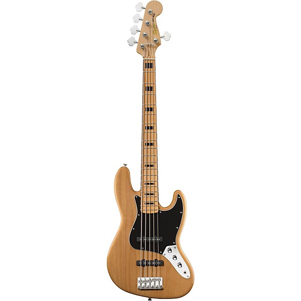 Vintage Modified Jazz Bass V 5-String Electric Bass Natural