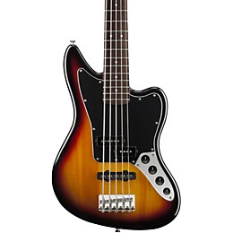 Open Box Squier Vintage Modified Jaguar Bass V Special Level 2 3-Color Sunburst 888366013601