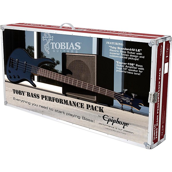 Open Box Tobias Toby Bass Performance Pack Ebony | Guitar Center