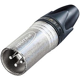 Rapco Neutrik XX-Series XLR 3-Pin Inline Connector Silver Contacts Male