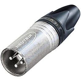 Rapco Neutrik XX-Series XLR 3-Pin Inline Connector... Rapco Neutrik XX-Series XLR 3-Pin Inline Connector Silver Contacts Male