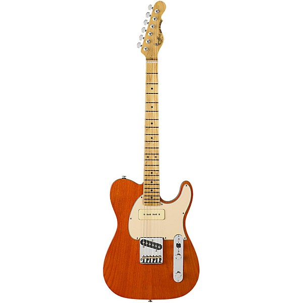 Open Box G&L ASAT Classic Bluesboy 90 Electric Guitar Clear Orange