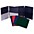 Marlo Plastics Choral... Marlo Plastics Choral Folder 9-1/4 x 12 with 7 Elastic Stays and 2 Expanded Horizontal Pockets Black