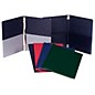 Marlo Plastics Choral Folder 9-1/4 x 12 with 7 Elastic Stays and 2 Expanded Horizontal Pockets Black thumbnail
