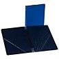 Marlo Plastics Choral Folder 7-3/4 x 11 With 7 Elastic Stays and 2 Clear, Flat, Diagonal Internal Pockets Blue thumbnail