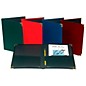 Marlo Plastics Choral Rehearsal Folder 9" X 12" with Gusset Pockets Red thumbnail