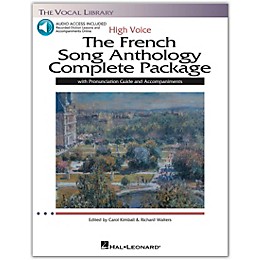 Hal Leonard The French Song Anthology Complete Package for High Voice Book/Online Audio