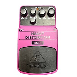 Used Behringer HD300 Heavy Distortion Effect Pedal
