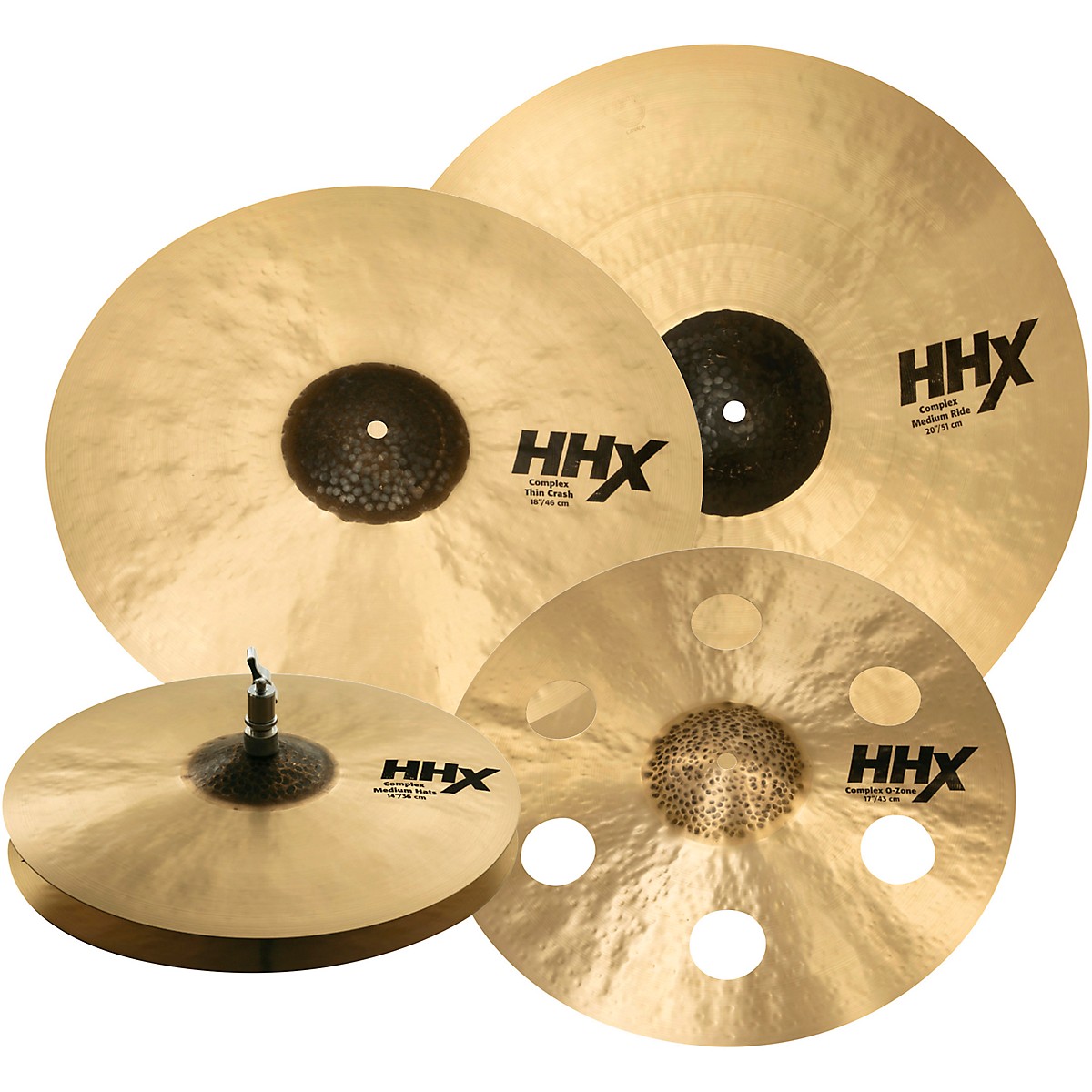 Sabian HHX Complex Cymbal Set With Free 17" OZone Crash Guitar Center