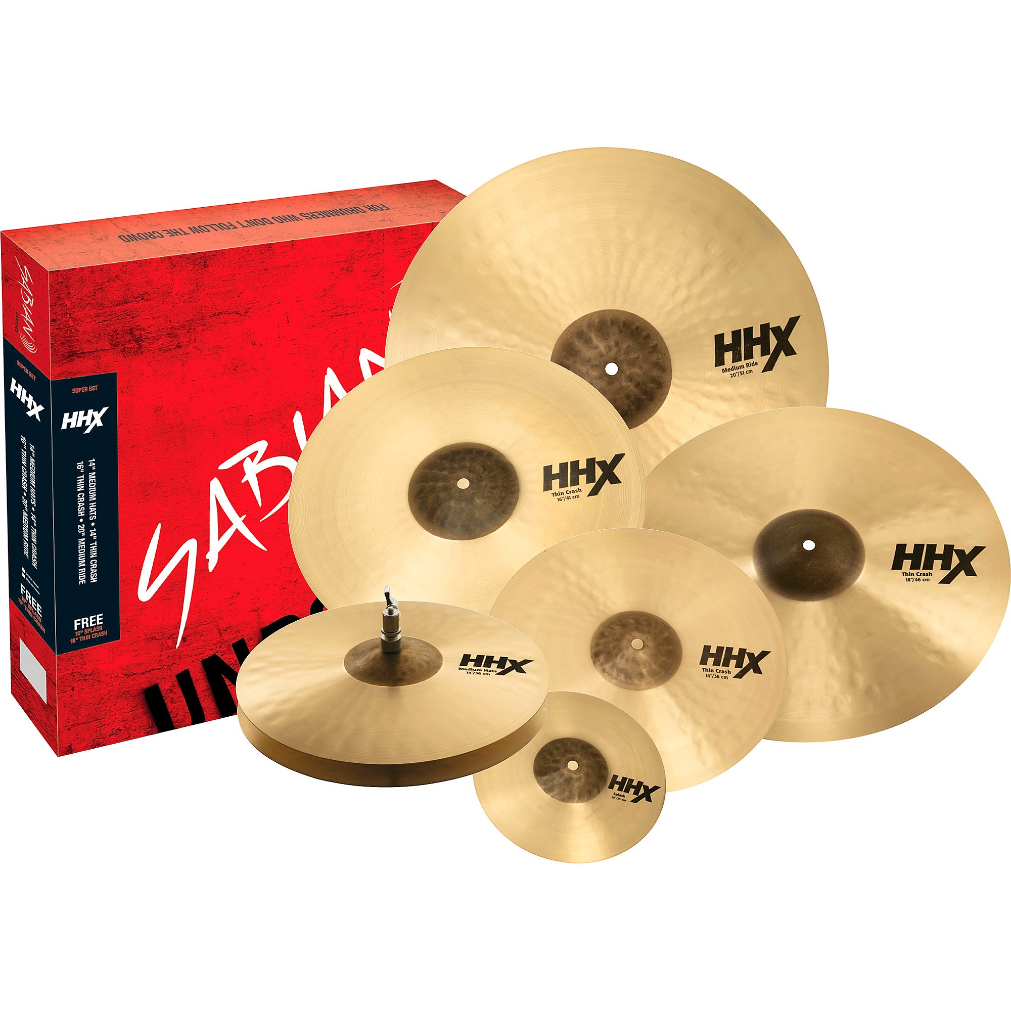 Sabian HHX Super Cymbal Set Guitar Center