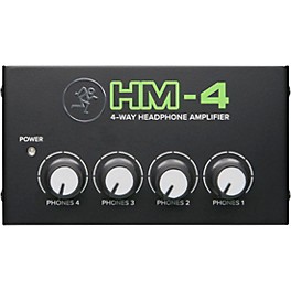 Open Box Mackie HM-4 4-Way Headphone Amplifier Level 1 Regular