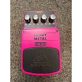 Used Behringer HM300 Heavy Metal Distortion Effect Pedal