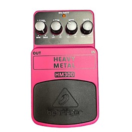 Used Behringer HM300 Heavy Metal Distortion Effect Pedal