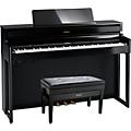 Roland HP704 Digital Upright Piano With Bench Polished Ebony