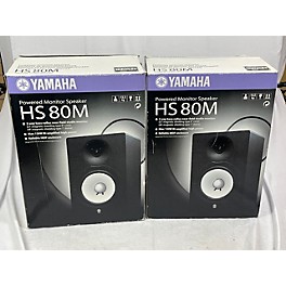 Used Yamaha HS80M Pair Powered Monitor