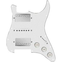 920d Custom HSH Loaded Pickguard for Stratocaster With Nickel Smoothie Humbuckers, White Texas Vintage Pickups and S5W-HSH...
