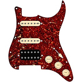 920d Custom HSS Loaded Pickguard For Strat With An Uncovered Cool Kids Humbucker, Aged White Texas Grit Pickups and Black ...