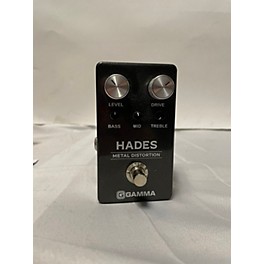 Used GAMMA Hades Metal Distortion Effect Pedal