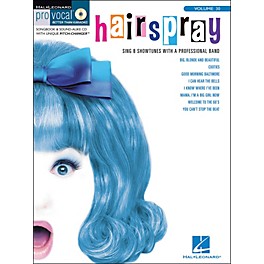 Hal Leonard Hairspray Pro Vocal Songbook for Female Singers Volume 30 Book/CD