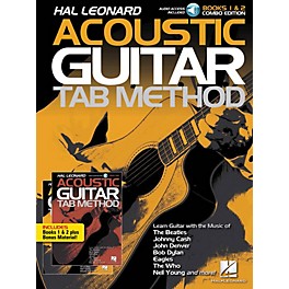 Hal Leonard Hal Leonard Acoustic Guitar Tab Method - Combo Edition Books 1 & 2 with Online Audio, Plus Bonus Material Book...