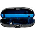 Bobelock Half-Moon Woodshell Suspension Violin Case 4/4 Size Black Exterior, Blue Interior