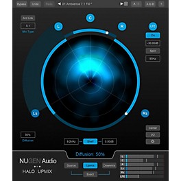 NuGen Audio Halo Upmix 5.1 and 7.1 Upmixer Plug-in.