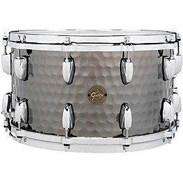 Gretsch Drums Hammered Black Steel Snare 14 x 8 in.