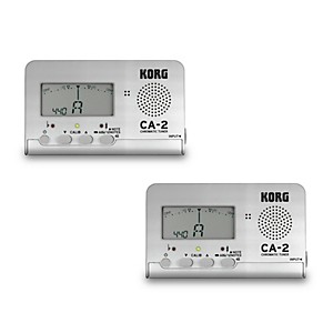 Korg Handheld Chromatic Tuner Silver 2-Pack  
