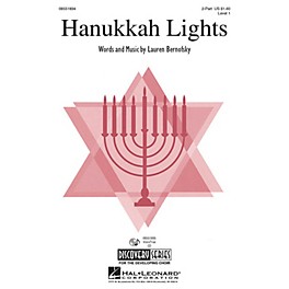 Hal Leonard Hanukkah Lights 2-Part composed by Lauren Bernofsky