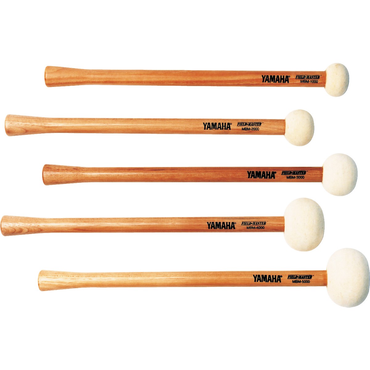 Hard Felt Hickory Marching Bass Mallets Guitar Center