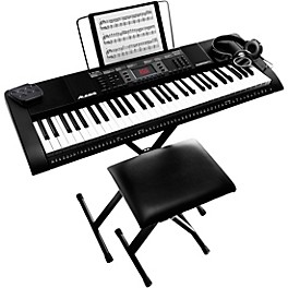 Open Box Alesis Harmony 61 MK3 61-Key Keyboard With Stand and Bench