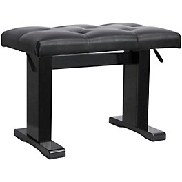 Open Box On-Stage Height Adjustable Piano Bench Level 1 Black
