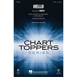 Hal Leonard Hello ShowTrax CD by Adele Arranged by Mac Huff