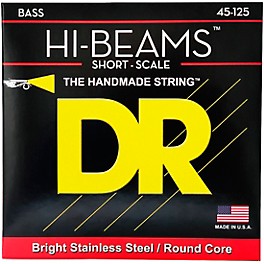 DR Strings Hi-Beam SMR5-45 5-String Short Scale Electric Bass Strings (45-125)