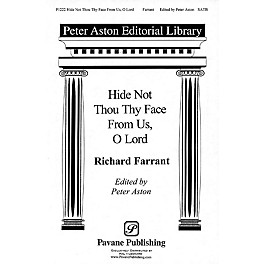 Pavane Hide Not Thou Thy Face SATB arranged by Peter Aston