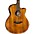 Luna High Tide Exotic Wood Cutaway Grand Concert Acoustic-Electric Guitar Koa
