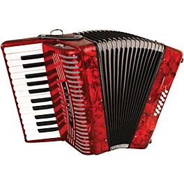 Blemished Hohner Hohnica 1303 Beginner 12 Bass Accordion Level 2 Red 197881166533