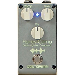 Open Box Carl Martin Honey Comp Compressor Effects Pedal Level 1 Platinum